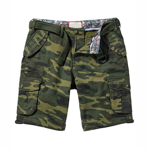 Pantalones cortos informales con estilo para hombre, 100% algodón, tela de lona de alta calidad, sólidos, ecológicos, transpirables, de secado rápido para todas las estaciones - Product Image 1
