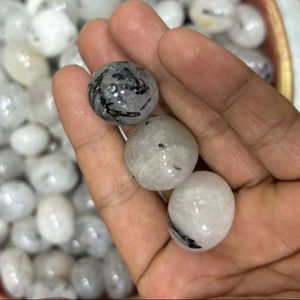 ทำด้วยมือหินมูนสโตนสีรุ้งแบบหลวมธรรมชาติสำหรับทำชุดเครื่องประดับ20X25MM - Product Image 1