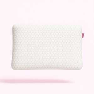 หมอนเมมโมรี่โฟมนุ่มสีขาวพร้อมปลอกถอดล้างออกได้สำหรับหมอนรองคอและหลังฟังก์ชันบรรเทาอาการปวด - Product Image 1