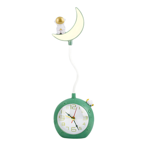 Lunar for Astronaut Rechargeable <b>LED</b> Desk Lamp with Touch Control and Alarm <b>Clock</b> Battery-Powered - Product Image 2