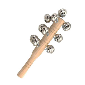 Cloche à main en bois Midex ORF-PLT-10, instrument de percussion Orff pour l'éducation musicale des enfants - Product Image 3