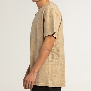 เสื้อยืดผ้าคอตตอนฟอก100% สำหรับผู้ชายทรงโอเวอร์ไซซ์ของผู้ชายหรูหราโลโก้สไตล์วินเทจปรับแต่งได้เสื้อยืดสำหรับผู้ชายขายส่งอัตรา - Product Image 3