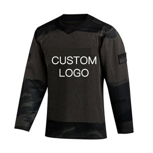 เสื้อเจอร์ซีย์ผ้าเจอร์ซีย์สำหรับผู้ชายเสื้อฮ็อกกี้น้ำแข็งออกแบบได้ตามต้องการ - Product Image 4
