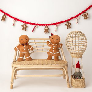 ของตกแต่งบอลลูนลมร้อนหวายสไตล์โบโฮ งานฝีมือหวายธรรมชาติทำมือสำหรับห้องเด็ก - Product Image 5