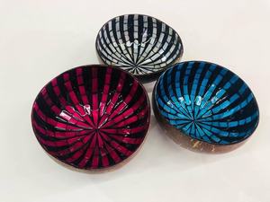 Cuenco decorativo para fruta, ensalada, fideos, arroz, cáscara de coco, cuencos de coco naturales, cucharas, producto hecho en Vietnam, novedad - Product Image 5