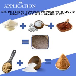 Mezclador horizontal de cinta de capacidad de 500kg de soldadura completa para máquina mezcladora de especias de avena de granos de arroz - Product Image 5