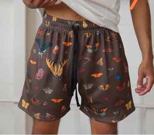 Pantalones Cortos Deportivos de Baloncesto para Hombre, Estilo Urbano, Hip-Hop, con Diseño Gráfico y Logotipo Personalizado, de Malla, para Gimnasio y Fitness - Product Image 3