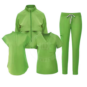 Ensemble de costume de gommage respirant pour hommes et femmes conçu pour le confort pendant les longs quarts de travail - Product Image 1
