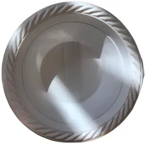 Высококачественная одноразовая белая круглая пластиковая миска из полипропилена с орехами, миски с ручкой, 502