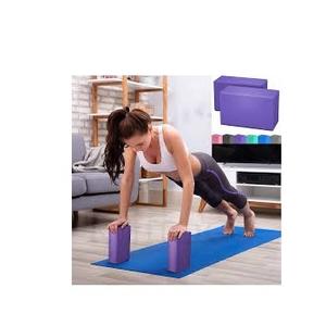 <b>Yoga</b> Blocks 2 Pack Lightweight Premium EVA Foam <b>Yoga</b> Blocks Non Slip Supportive Foam Blocks from India - Product Image 5