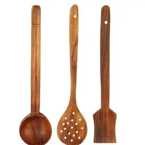 Meilleure vente Ensemble cuillère et fourchette en bois jetables naturelles finies meilleure vente Cuillère et fourchette en bois avec logo personnalisé meilleure vente - Product Image 1