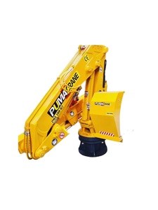 Mini grue hydraulique de haute qualité de marque Puma capacité de 3 tonnes pont bateau flèche pliante avec composants de pompe nouvelle grue marine turquie - Product Image 2