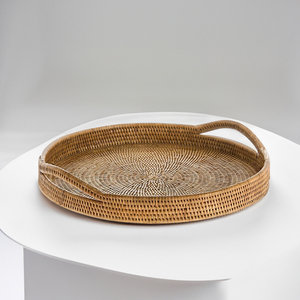 Bandejas de bambú de Vietnam respetuosas con el medio ambiente, bandeja de servicio hecha a mano, acabado pulido, grado comercial decorativo para cafetería, cocina, Use-SR2068 - Product Image 2