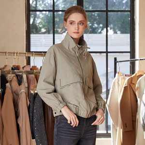 Chaqueta cortavientos con Cremallera de nailon de color elegante, abrigos para mujer, abrigo de invierno para mujer, chaquetas para mujer - Product Image 5