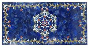 Lapis Lazuli หินเรซินแบบกึ่งมีค่าพร้อมกาวในตัวสำหรับตกแต่งผนังแบบคลาสสิกพื้นโต๊ะสำหรับตกแต่งบ้านสำนักงาน - Product Image 4