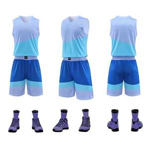 Conjuntos de Camisetas de Baloncesto de Malla Transpirable, Nombre y Logotipo Personalizados, Uniforme de Baloncesto Masculino de Alta Calidad, Uniforme Ligero OEM para Jugador - Product Image 6