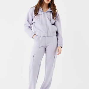 Chándales de patrón suelto para mujer deportivos personalizados de alta calidad, tela de la mejor calidad, uso en invierno, chándales de patrón suelto para mujer - Product Image 5