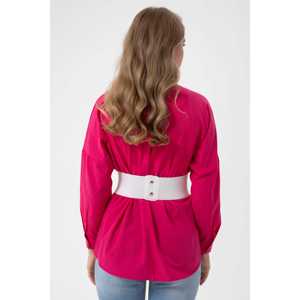 Ceinture Corset Élastique pour Femme avec Détail Anneau - Product Image 1