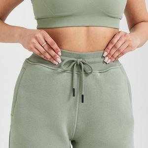 Pantalon de jogging en polaire pour femme, intérieur brossé doux, taille élastique, coupe décontractée et confortable, bas fuselé pour le loungewear - Product Image 6