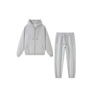 Femme grande taille décontracté survêtement survêtement hiver Gym survêtement avec dentelle décoration soleil délavé acide lavage plaine polaire pour Jogging - Product Image 3