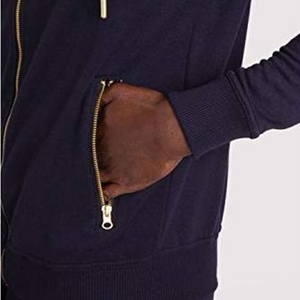 คุณภาพสูงยอดนิยมบุรุษผอมชุดสูทผู้ชายชุดกีฬา Navy jogging ชุด - Product Image 5