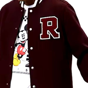 Fabricante personalizado de alta calidad de los hombres Varsity chaqueta de invierno de cuello alto logotipo personalizado y colores - Product Image 3