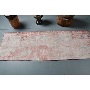 Alfombra turca clásica Vintage 220X630 pies Beige rojo Patchwork diseño lana 10mm látex área grande pasillo rectángulo habitación abstracta - Product Image 3