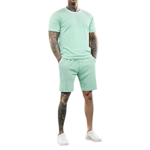 Maximize Wear-Conjunto de chándal informal de dos piezas para hombre, camiseta de manga corta y pantalones cortos, gran oferta, logotipo personalizado - Product Image 4