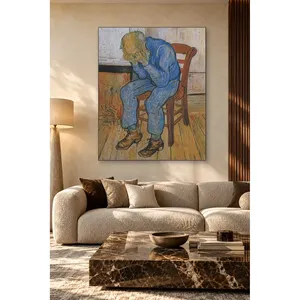 Impression sur toile Fida Van Gogh Vieil homme avec la tête dans les mains - Product Image 3