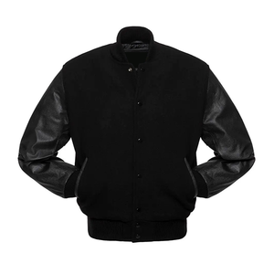Chaqueta para hombre patchwork Premium Wool Varsity Letterman Jacket con mangas de cuero al por mayor con estilo de alta calidad prendas de vestir exteriores - Product Image 1