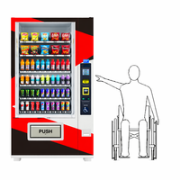 Máquina Expendedora Inteligente Automática para Exteriores RUNYANG, Personalizable, que Funciona con Monedas, para Bebidas y Aperitivos