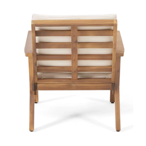 Muebles de jardín más vendidos, hechos de madera maciza y una combinación de espuma gruesa y tela suave. - Product Image 2