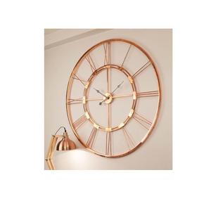 Horloge murale en métal Horloge suspendue et forme ronde et support de salon Horloge murale rétro forme ronde et vente - Product Image 2