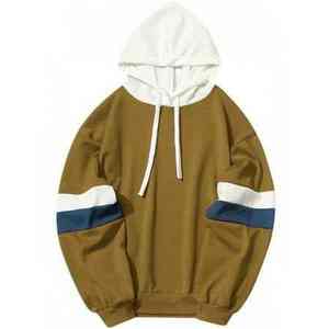 Sweat-shirt d'hiver surdimensionné personnalisable 100% coton pour homme, écologique, lourd, à capuche, streetwear, brodé sur mesure - Product Image 3