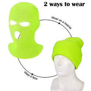 Pasamontañas de precio razonable más vendido personalizado en todos los tamaños pasamontañas altamente estirable fabricado profesionalmente - Product Image 2
