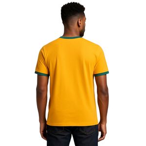 HBCU éduqué sarcelle vert sonnerie t-shirt 100 coton unisexe rétro collège Style graphique t-shirt brodé cadeau pour la fierté des anciens - Product Image 2