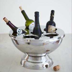 Bol à Champagne à paroi unique conçu seau à Champagne pour le vin grande capacité en acier inoxydable Logo personnalisé 12L métal - Product Image 6