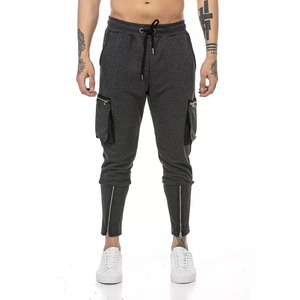 Pantalon Cargo Jogger Noir pour Homme Pantalon de Survêtement Streetwear Hip Hop Décontracté avec Logo Personnalisable Taille Moyenne-Été Nouvelle Marque - Product Image 3