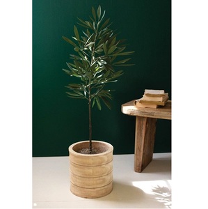 Macetas de madera a precio de fábrica para exteriores e interiores, uso para decoración de hogares y hoteles con soporte de madera - Product Image 5