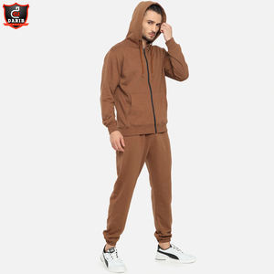 Ensemble de jogging de sport pour hommes avec logo personnalisé Survêtements à capuche à fermeture éclair respirants de haute qualité Survêtements de sport d'hiver de grande taille XL - Product Image 2
