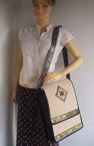 Custom Logo Fashion Crossbody Shoulder Bag Printing MessengerJuco Bag Conference Shoulder <b>Laptop</b> Bags Eco-Friendly Biodegradable - Product Image 2