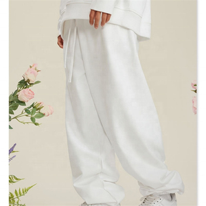 Pantalon unisexe d'hiver imperméable de style streetwear coupe classique pour homme avec taille élastique et tissu 100% coton - Product Image 3