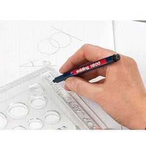 Edding 1800 Profipen 0.5mm Negro, Rotulador de Punta Fina para Dibujo Técnico - Product Image 3