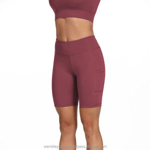 Pantalones cortos de motorista para mujer, sin costuras, Control de barriga, Scrunch, levantamiento de glúteos, Yoga, pantalones cortos acanalados, gimnasio, Fitness, correr, botín para mujer, ciclismo - Product Image 4