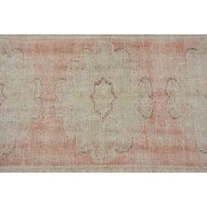 2.8x10.9 ft Turkish <b>Runner</b> Rug, <b>Red</b> White Vintage Moroccan Wool Rug - Product Image 5