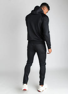 ชุดวอร์มผ้าฟลีซโพลีเอสเตอร์สำหรับผู้ชายเสื้อวอร์มและกางเกงแนวสตรีทโลโก้ได้ตามต้องการเป็นมิตรต่อสิ่งแวดล้อมระบายอากาศ - Product Image 3