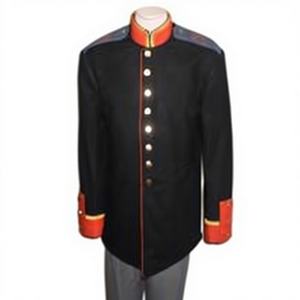 Wholesale 100% Wool Handmade Embroidered Prussian Dress Tunic Overcoat Customized Plus Size Eco-Friendly Waterproof Woolen - Product Image 2