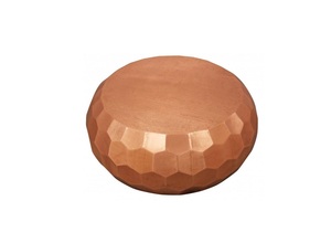 Mesa de centro dorada de lujo, redonda mesa de centro de madera negra, venta al por mayor, muebles de sala de estar, hogar, hotel, restaurantes, muebles - Product Image 4