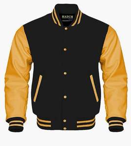 2024 Hip Hop Varsity Veste Hommes Femmes Automne Patchwork Couleur Bloc Coupe-Vent Manteaux Mode Lâche - Product Image 1