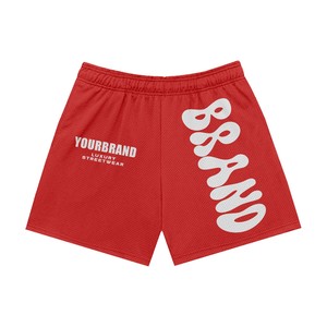 2025 nouveau Logo personnalisé conception imprimé maille Polyester Offre Spéciale mode Streetwear été plage porter séchage rapide Shorts pour hommes - Product Image 2